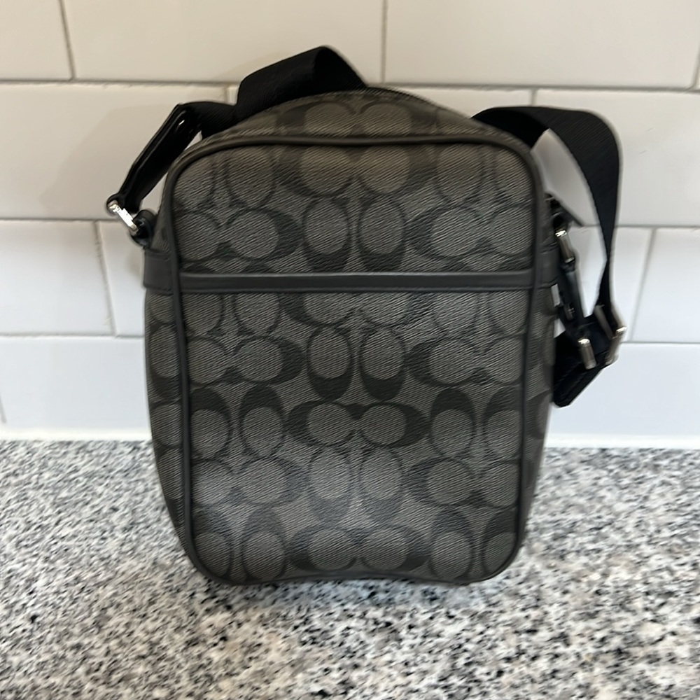 Coach - Heritage Stripe Flight Crossbody  - Coated Canvas - Picture 2 of 8